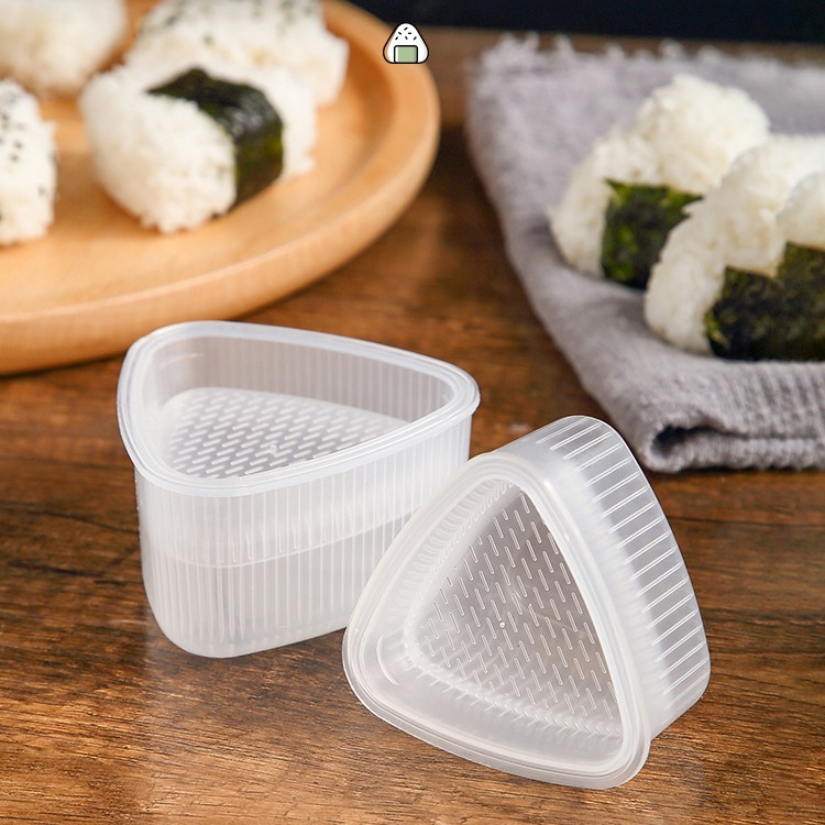 Cơm nắm hình tam giác làm khuôn sushi tạo tác gia dụng lười mài bento dụng cụ cơm cuộn rong biển