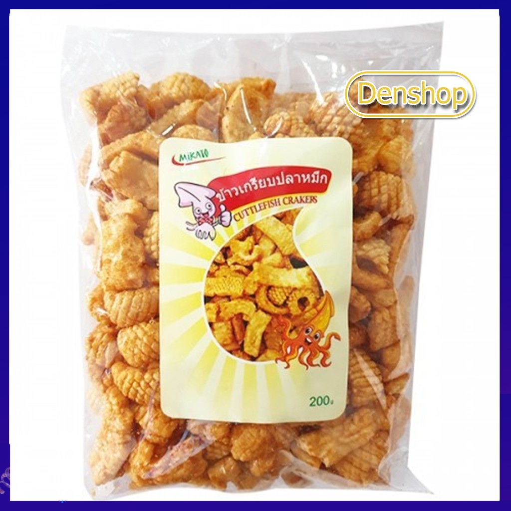 Snack mực Mikato Thái Lan 200g (loại ngon đậm đà)