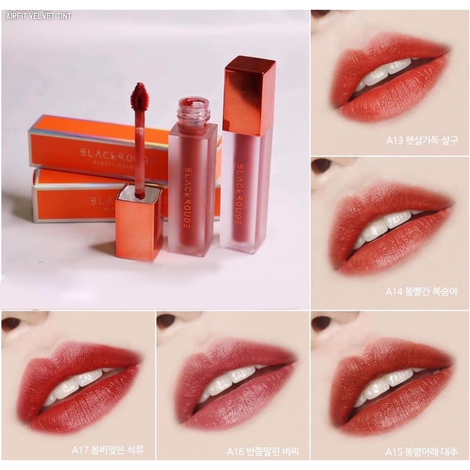 [GIẢM 50% MÃ LOVEBL ] [Full mầu] Son Kem Lì Black Rouge Air Fit Velvet Tint Hàn Quốc Chính Hãng | BigBuy360 - bigbuy360.vn