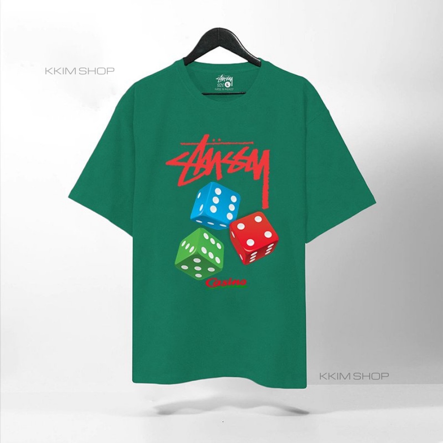 Áo Thun Tay Lỡ STUSSY, áo phông unisex Form rộng oversize, chất liệu Cotton. KKIMShop