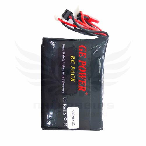 Pin Remote (TX) GE Power 11.1v 3s 2200mAh 8C