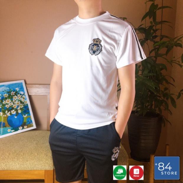 Bộ Hè Nam Ngắn Tay Có Cổ Bộ Thể Thao Nam In LOGO - BH28 🥇 *