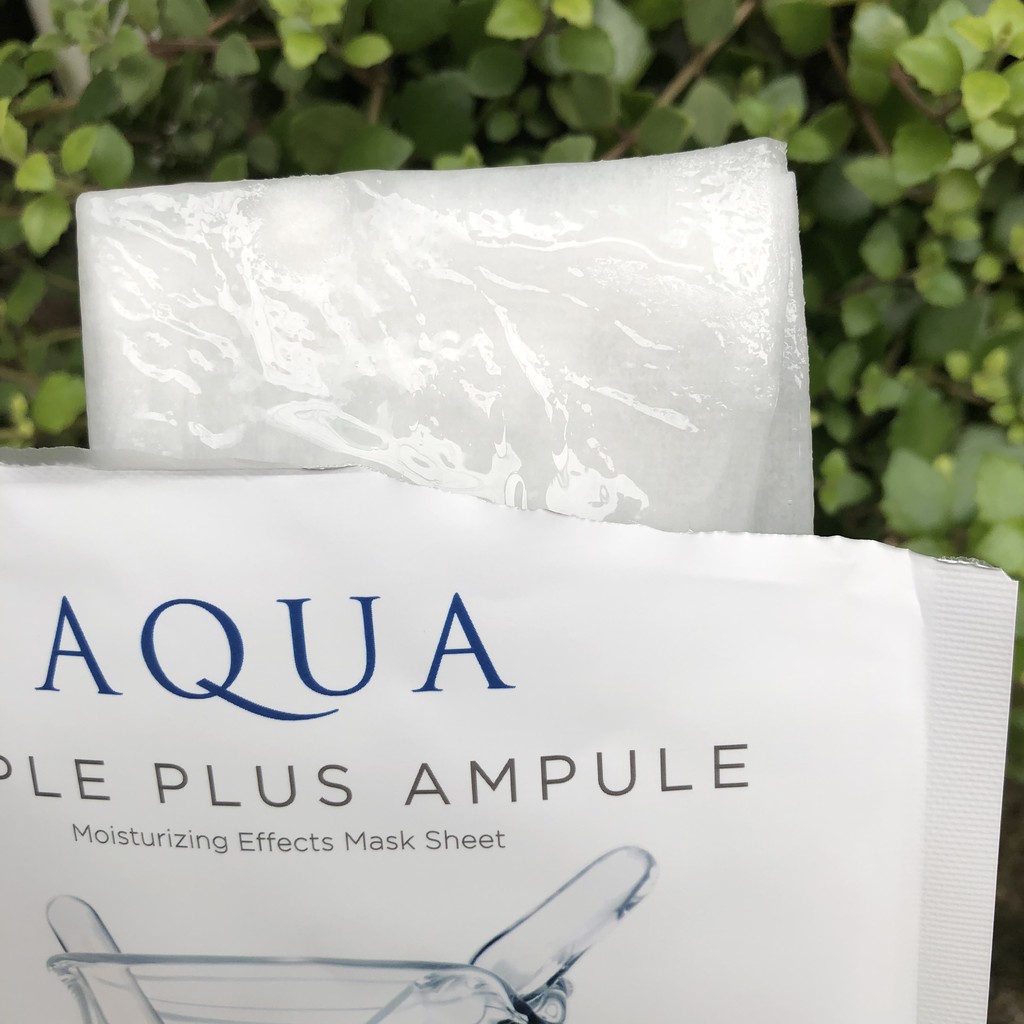 MẶT NẠ AQUA AMORE - CẤP NƯỚC, DƯỠNG TRẮNG, CHỐNG NHĂN, CĂNG BÓNG - PACIFFIC  CELLABU AQUA TRIPLE PLUS AMPOULE MASK