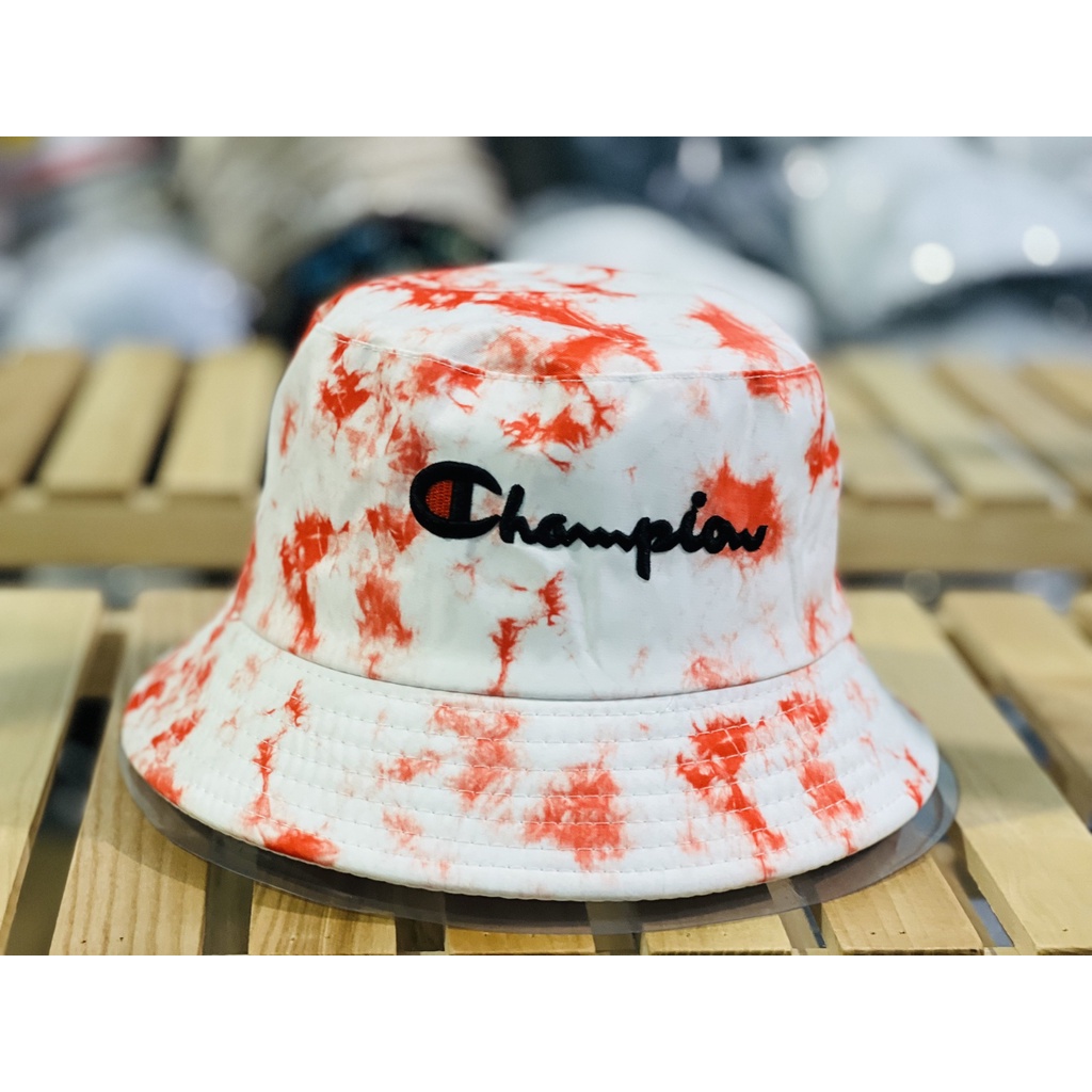 Mũ bucket vành cụp ❤️ Nón tai bèo thêu ChamPI chất tăm cao cấp form unisex nam nữ