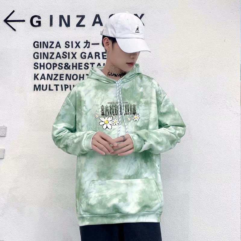 Korean Fashion Men's Hoodie Long Sleeve Hoodie 4 Colors Optional Size M-5XL