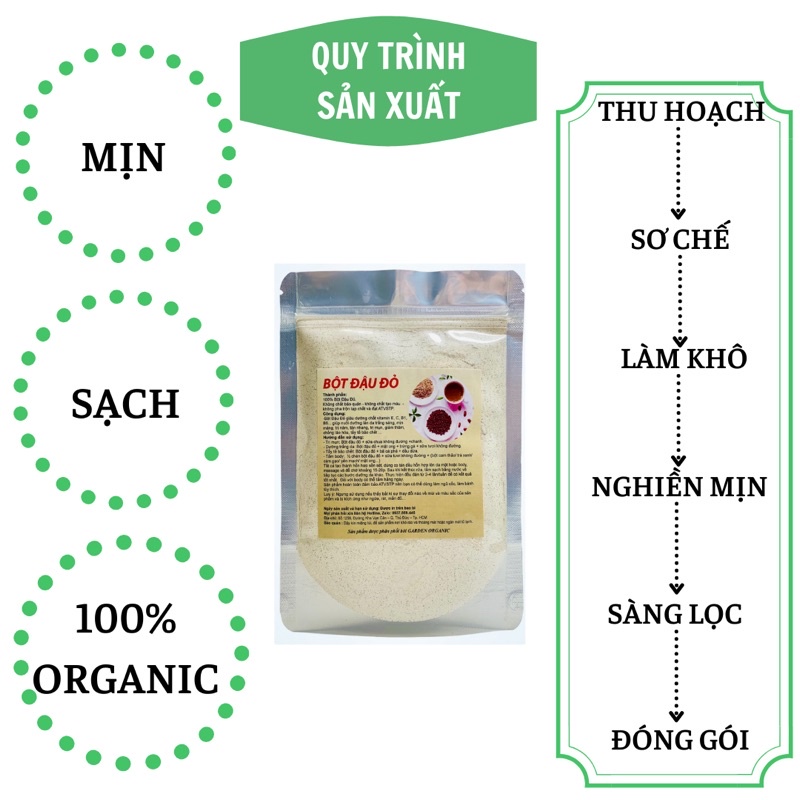 BỘT ĐẬU ĐỎ nguyên chất 100% HANDMADE 1KG[MỊN-ATVSTP-TẮM TRẮNG-DƯỠNG DA- ĐẮP MẶT NẠ-TTBC]