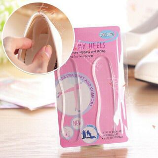 01 cặp Miếng lót mũi giày cao su non và silicon đệm êm ngón chân, giúp giảm size cho giày bị rộng - Chống tuột gót giày