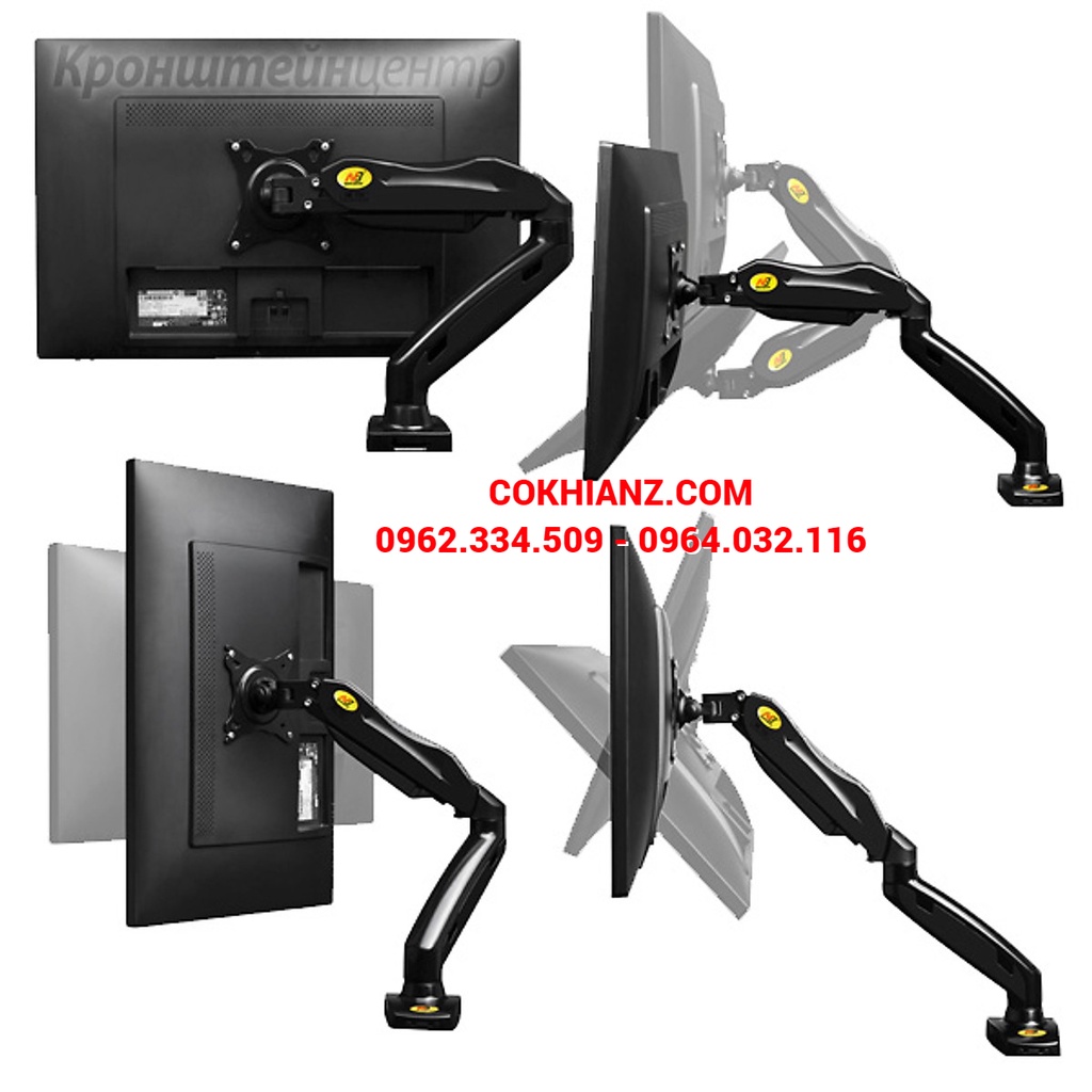 Giá treo màn hình máy tính North Bayou F80 17 - 30 inch Tải trọng 9Kg Mẫu mới 2021