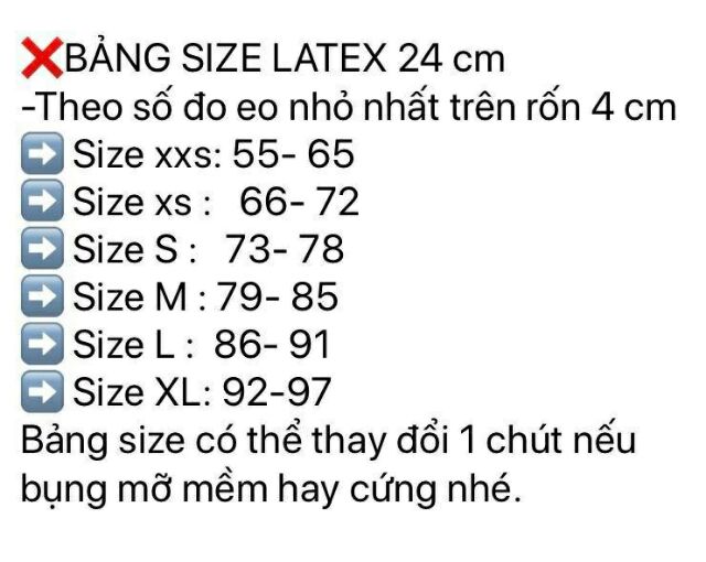 Đai nịt bụng  Gile Latex thông hơi dáng dài 29cm nhập khẩu chính hãng Italy
