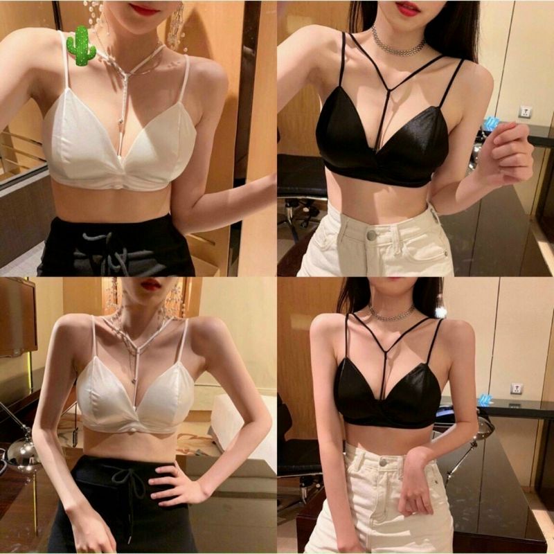 Áo bra tạo kiểu dây mảnh sexy co giãn mạnh pc🤩