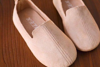 Giày slipon da lộn bé trai bé gái