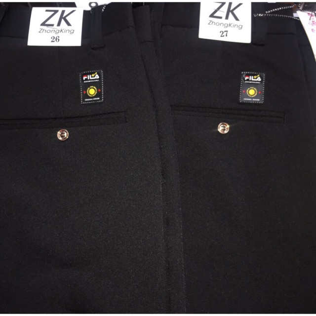 Quần Tây Học Sinh  size 26 và size 27 Màu Đen Vải Giản Ống Côn