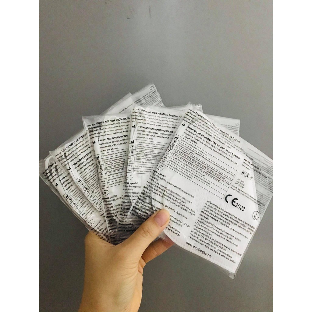 [MẪU MỚI 2021] KHẨU TRANG 5 LỚP HÀNG XUẤT CHÂU ÂU Promask Respirator FFP2-NR | BigBuy360 - bigbuy360.vn