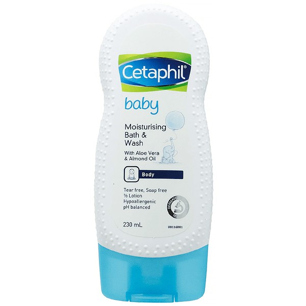 Sữa Tắm Cetaphil Baby Moisturising Bath & Wash cho em bé 230ml