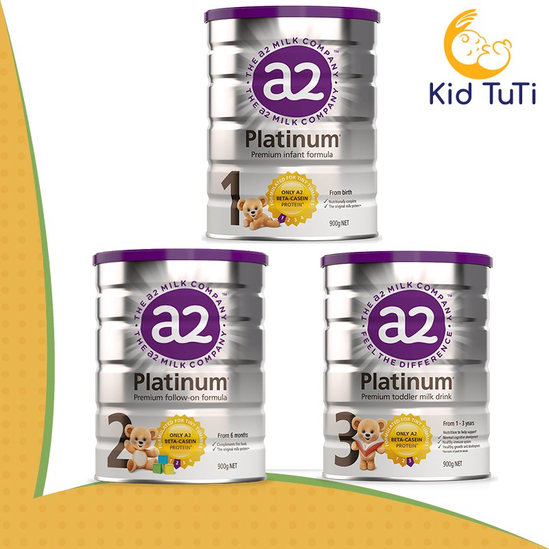 SỮA A2 PLATINUM ÚC SỐ 1,2,3 LON 900 GRAM DATE THÁNG 6/2022