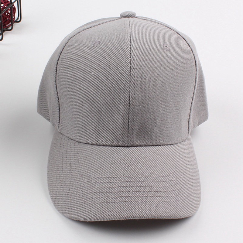 Mũ Lưỡi Trai Unisex Màu Trơn Phong Cách Hàn Quốc