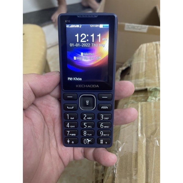 Điện thoại K16 kechaoda . hàng công ty chuẩn xịn . 2sim 2 sóng loa to . phím rõ