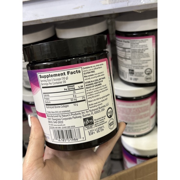Super Collagen Powder Unflavored Neocell Dạng Bột