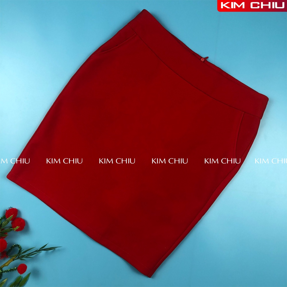 Chân Váy Ôm Công Sở Kim Chiu Vải Tuyết Mưa Cao Cấp, Tôn Dáng, Không Xù Lông, Dài 45cm, ĐỔI TRẢ THOẢI MÁI, CV-29