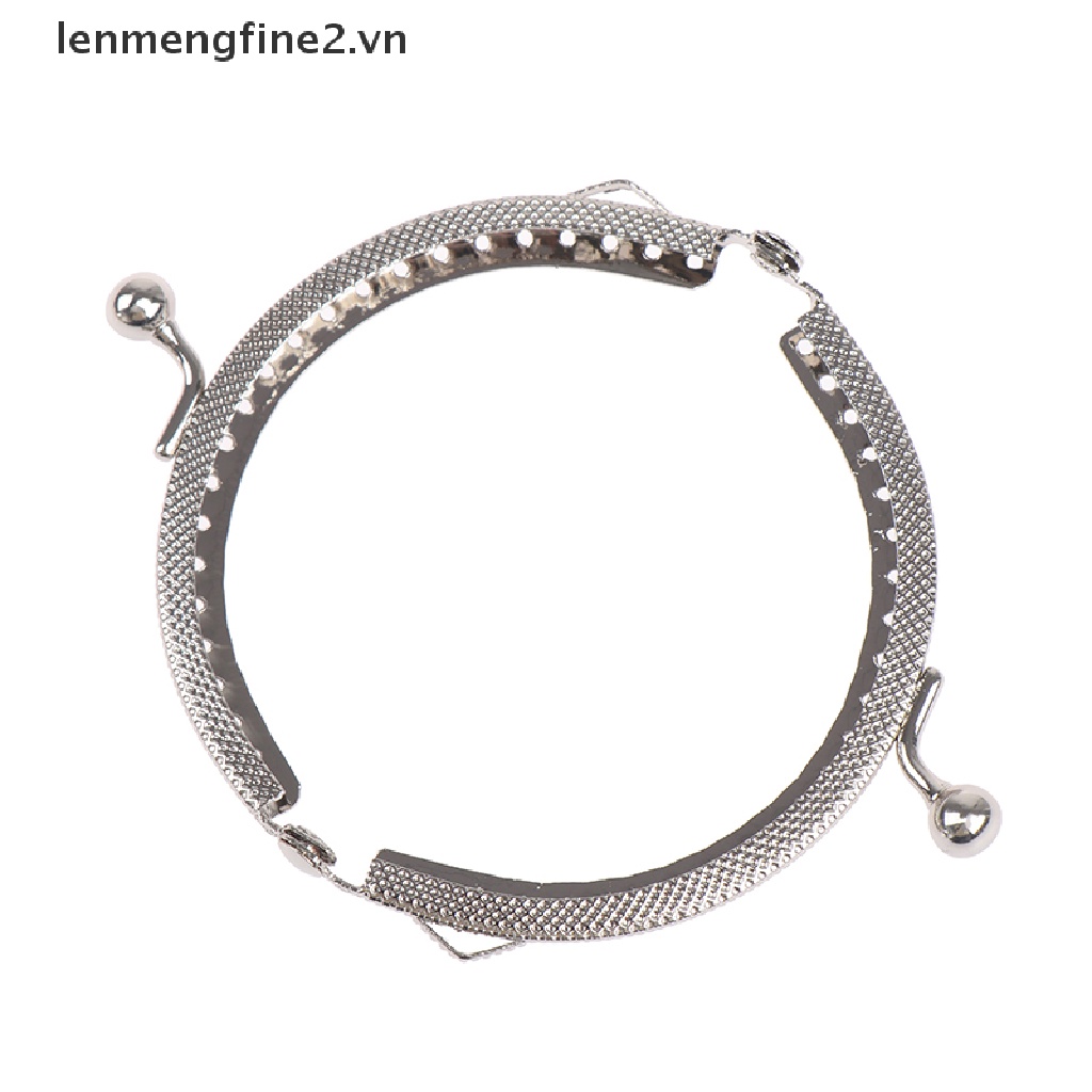 Túi Xách Tròn Khung Kim Loại 8.5cm Có Khóa Cài 2.vn