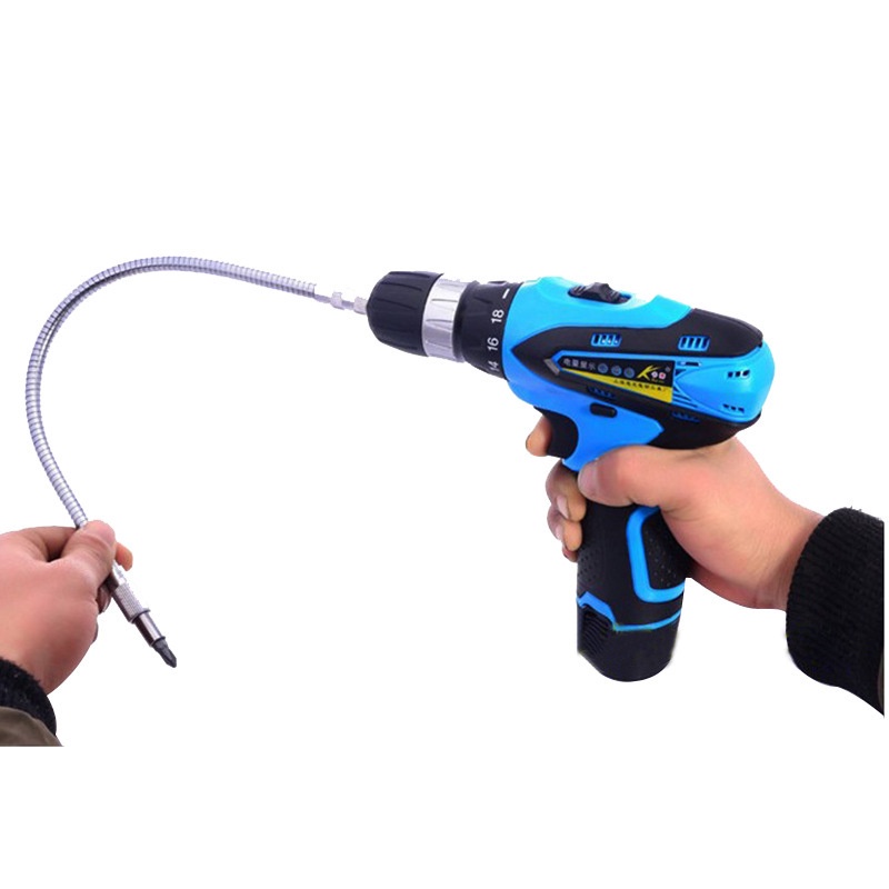 Dây nối dài vặn vít, ống nối mềm trục kim loain vặn vít uốn cong 180 độ AOTUO dài 300mm