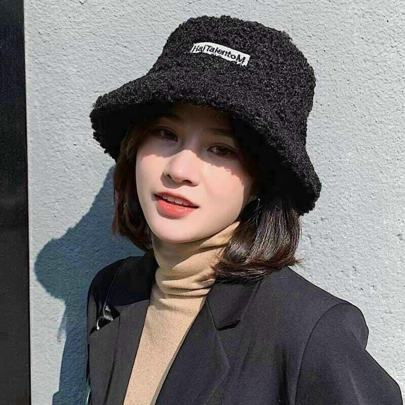 Mũ lông cừu siêu xinh, chất bông mịn