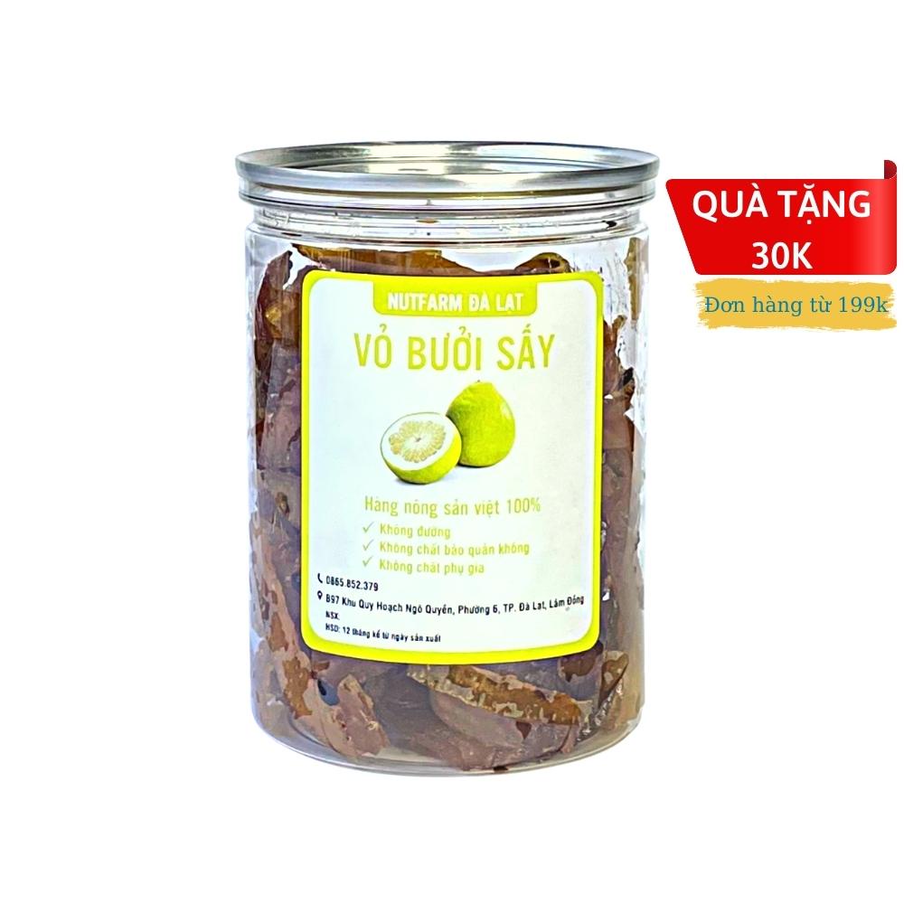Vỏ bưởi sấy dẻo 400gr NutiFarm trái cây sấy đặc sản đà lạt