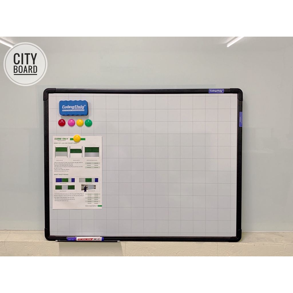 Bảng từ trắng khung đen dòng Special - Bảng Cường Thúy