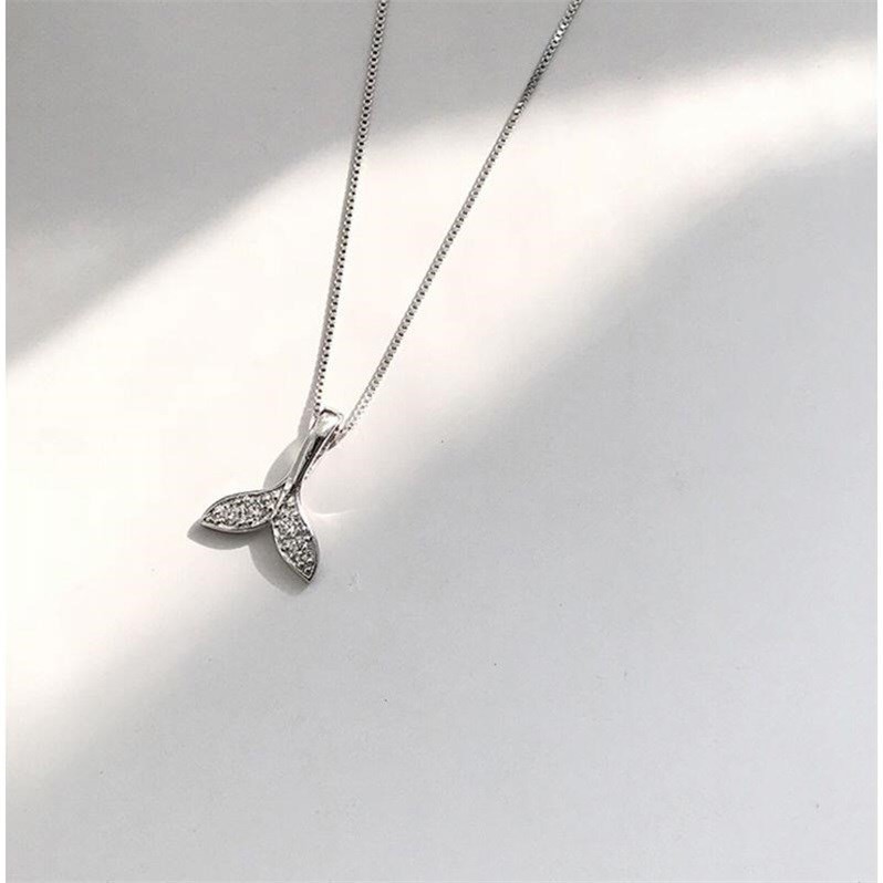Dây chuyền thiết kế đuôi tiên cá tinh tế phong cách Hàn Quốc B11 độc đáo