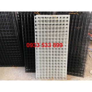 Tấm lưới treo phụ kiện 50x100cm sơn tĩnh điện màu trắng - Khung Lưới