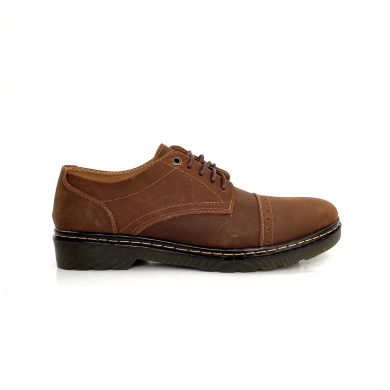 Giày nam da bò thật TEFOSS HN535 Derby bụi bặm, cá tính size 38-44, đế khâu