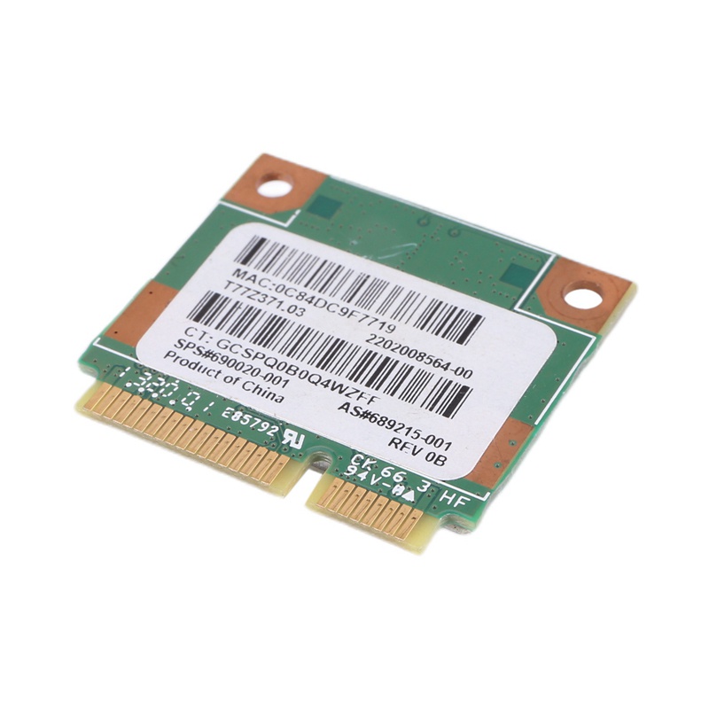 Thẻ WIFI Không Dây 150Mbps 2.4Ghz RT3290 802.11B / G / N Wlan Bluetooth 3.0 Cho HP CQ58 M4 M6 4445S DV4