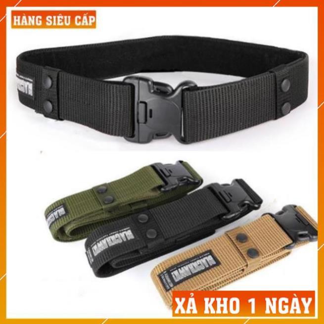 Thắt Lưng, Dây Nịt Nam Cao Cấp Lính Mỹ blackhawk Quân Đội Vải Dù Bản Rộng