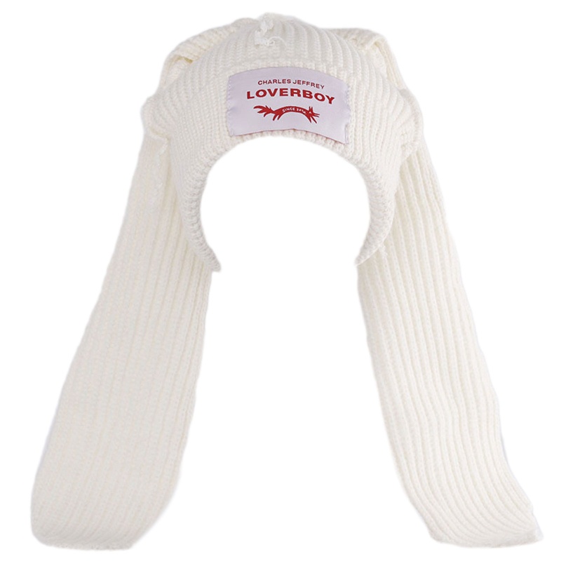 Mũ beanie Dệt Kim Đính Tai Thỏ Dài Ngộ Nghĩnh