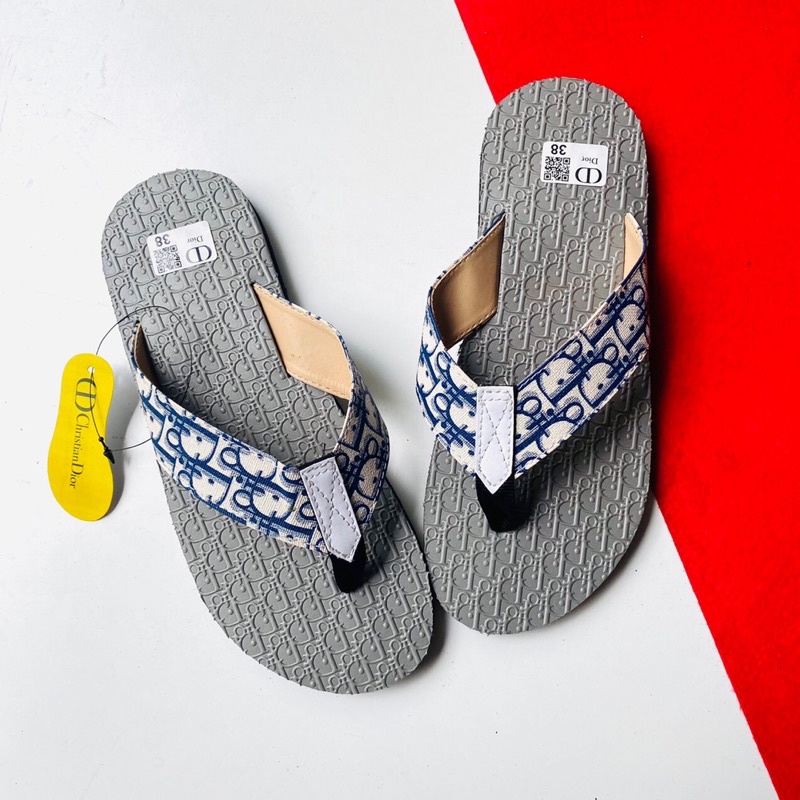 Dép kẹp xỏ ngón nam Dior 5 màu quai vải thời trang bền bỉ dành cho nam.