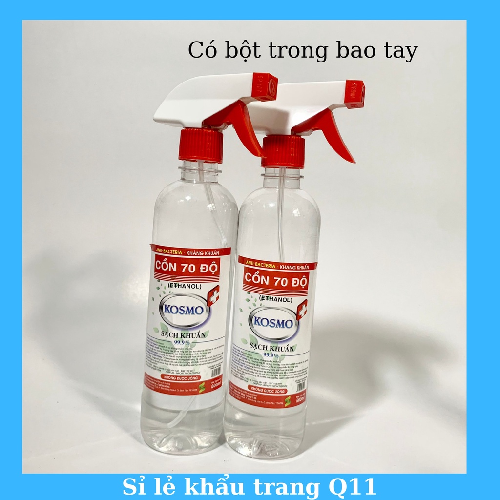 Cồn xịt sát khuẩn 70 độ, 90 độ dạng bình xịt phun sương có hương thơm tự nhiên dùng để xịt sát khuẩn tay và cơ thể.