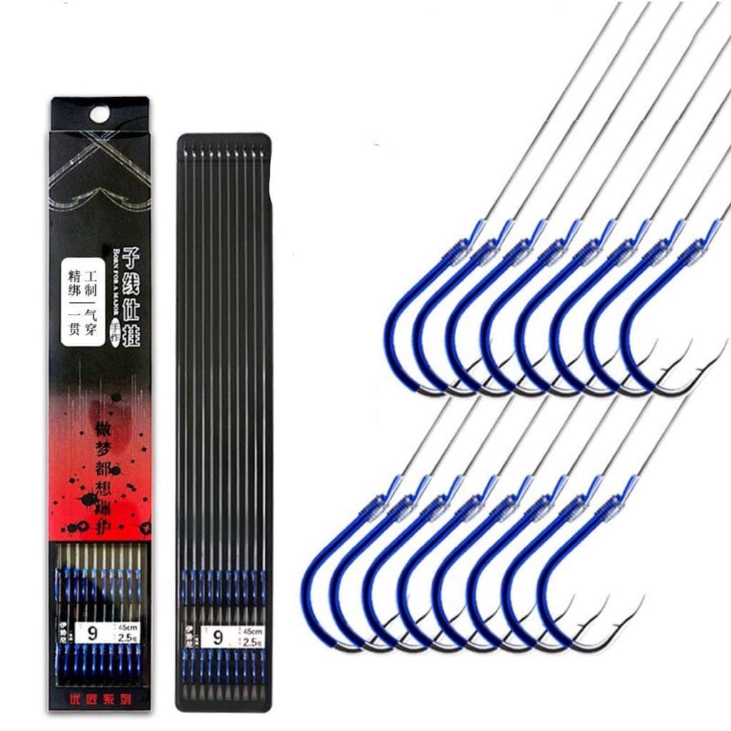 Lưỡi Câu Cá Thẻo Đôi Buộc Sẵn Chuyên Câu Đài Loại lưỡi IZU nhập khẩu từ Nhật Bản