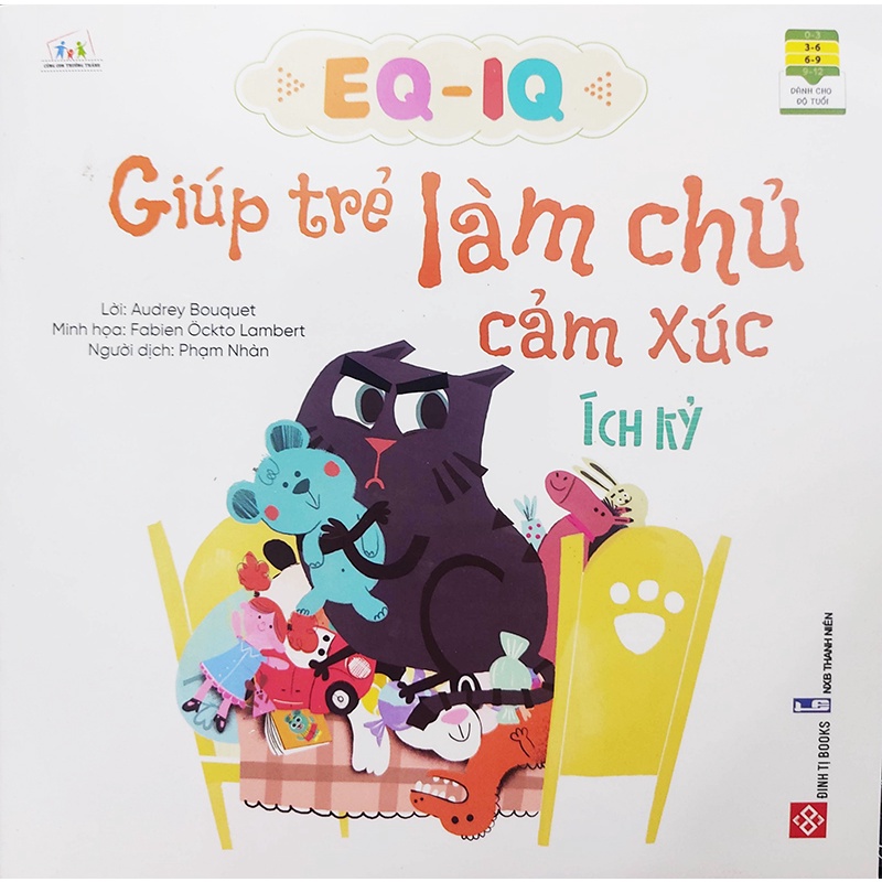 Sách thiếu nhi - EQ IQ giúp trẻ làm chủ cảm xúc - Combo 8 cuốn Đinh Tị Books