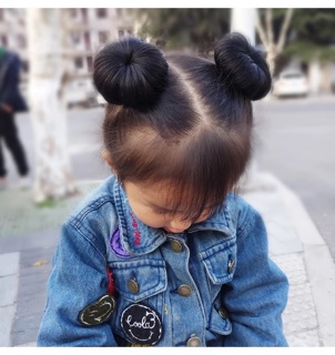<ẢNH THẬT> búi tóc giả baby