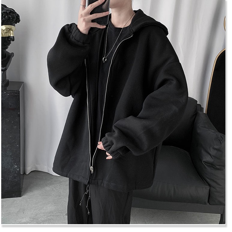 [FREESHIP TOÀN QUỐC] Áo khoác nam form rộng, áo hoodie nam form rộng có dây kéo có nón | BigBuy360 - bigbuy360.vn