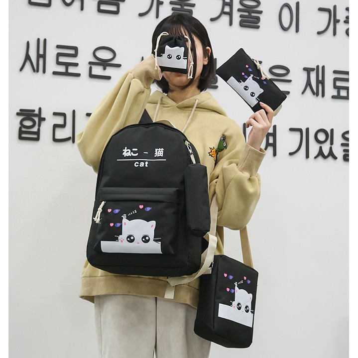 Balo mèo,balo vải ,balo nữ,baloteen,balo đi học,balo hot,balo xinh,balo đa năng,balo da,balo kuteBalo, Balo nu