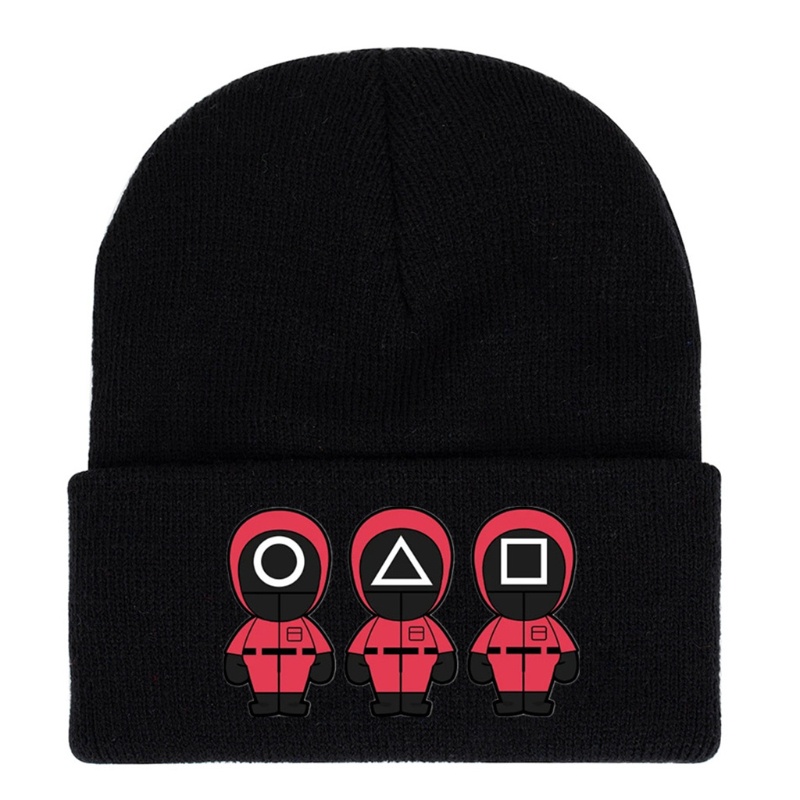 Wmmb Mũ Len Beanie Dệt Kim Đáng Sợ Giữ Ấm Mùa Thu Đông Phong Cách Đường Phố Giáng Sinh Halloween