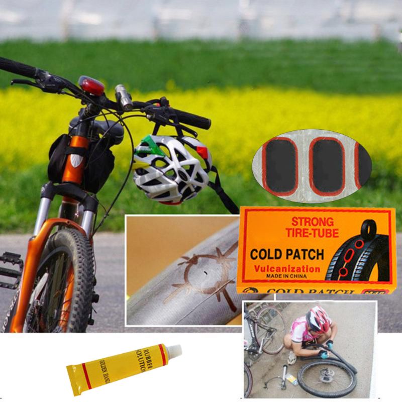 Bộ Dụng Cụ Vá Lốp Xe Đạp Không Keo Tiện Lợi
