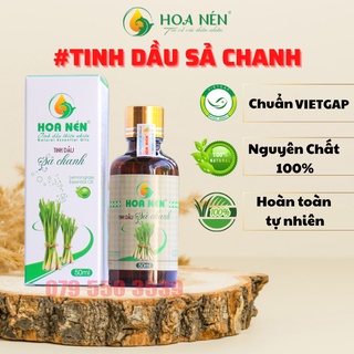 Tinh dầu thơm sả chanh 50ml | Tinh dầu thơm phòng, tinh dầu đuổi muỗi | Chính hãng Hoa Nén Huế