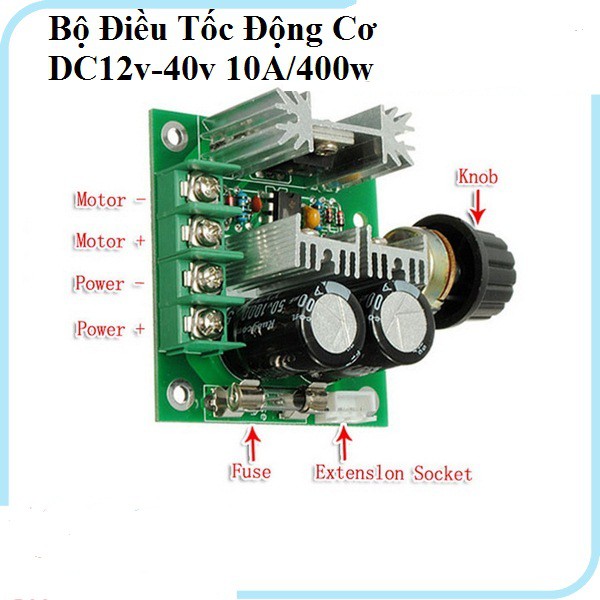 điều tốc 12v/24v/40v - 10a400w - motor 775,895,885,795