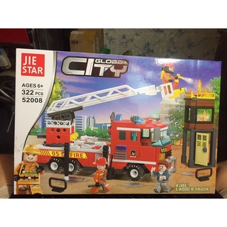 Đồ chơi lego lắp ráp xe cứu hoả
