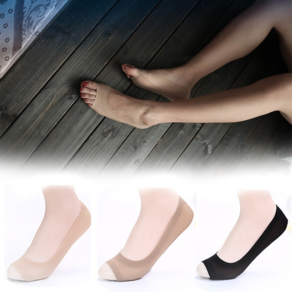 Tất hở ngón bằng tơ nhân tạo thiết kế hợp thời trang cho nữ