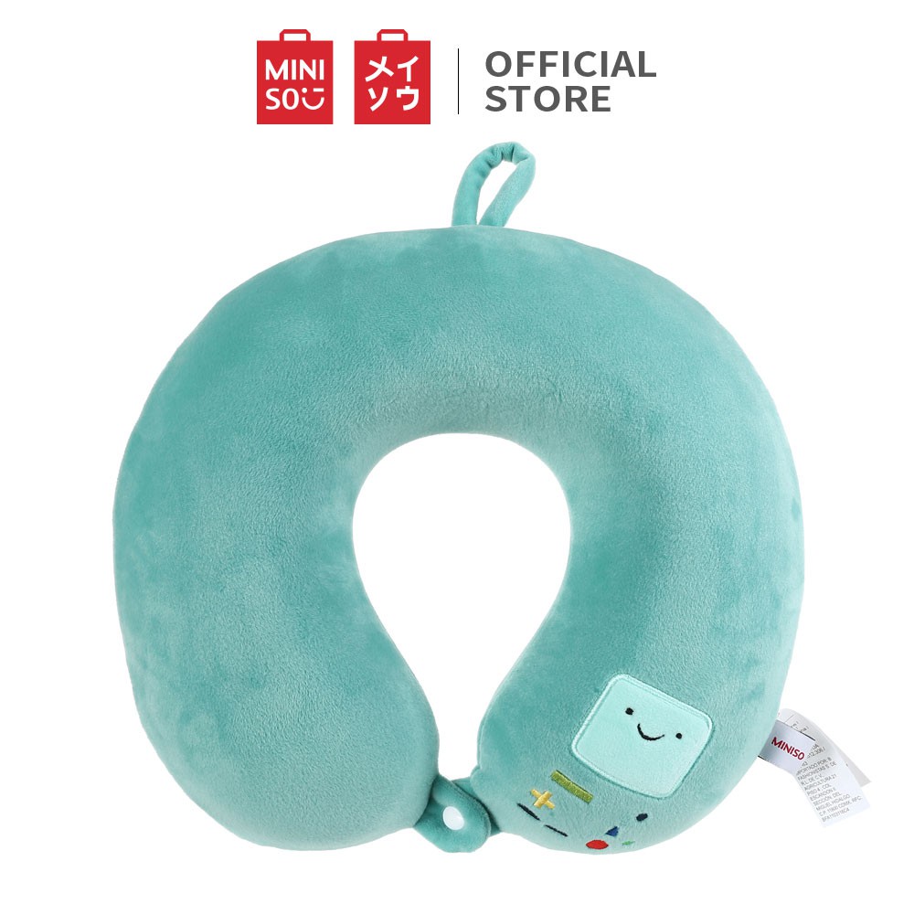 Gối chữ U cao cấp Miniso nâng đỡ cổ khi đi xe nhiều màu sắc