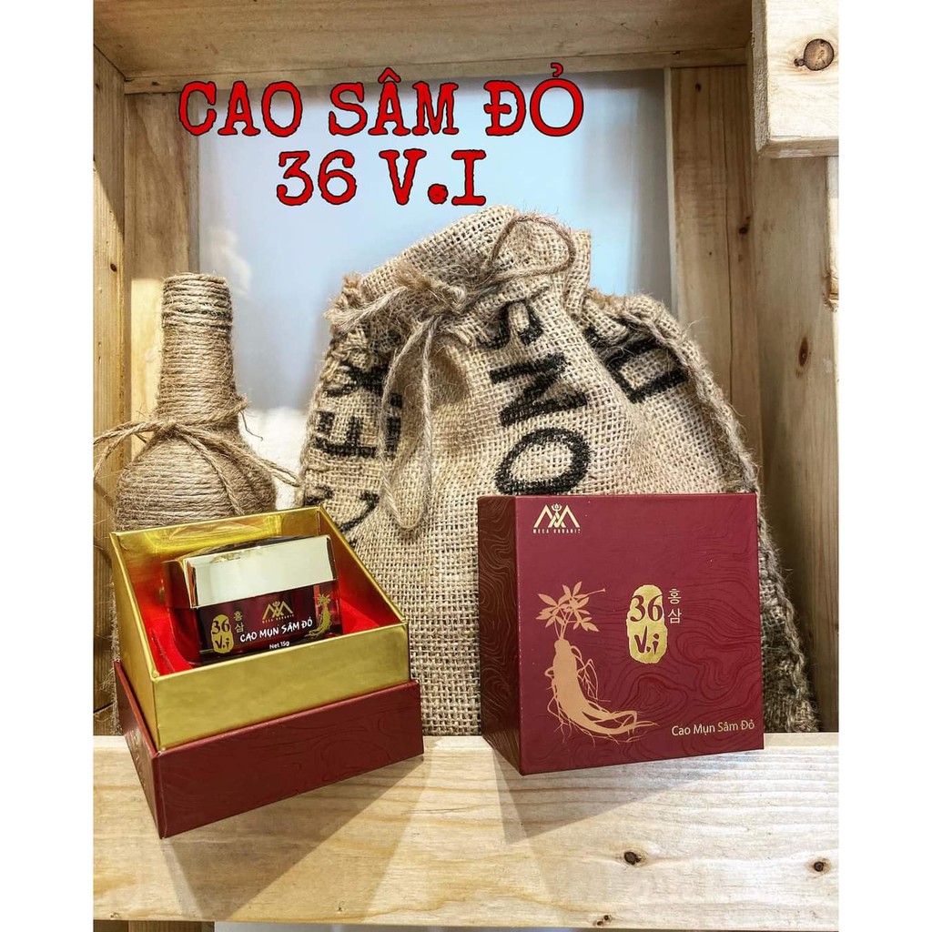 CAO MỤN SÂM ĐỎ 36 VỊ THUỐC BẮC