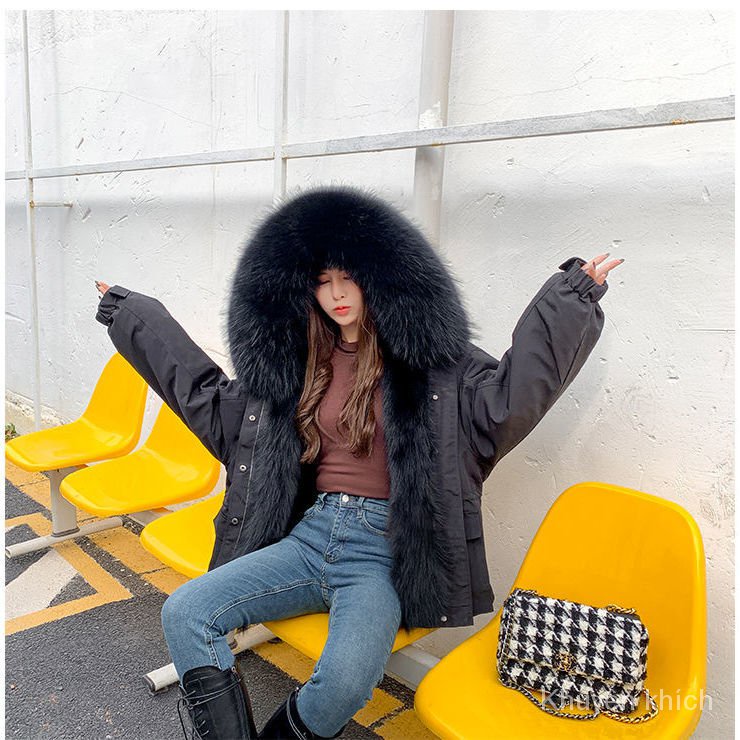 Áo khoác giả lông cáo thời trang cho nữ năm 2021